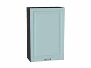 Шкаф 600 верхний с 1-ой дверцей НИЦЦА Graphite-Голубой